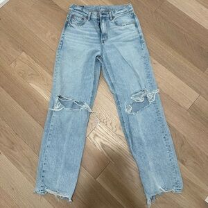 American Eagle Outfitters Super High-Rise Baggy Straight